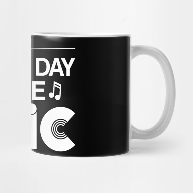 It's a Beautiful Day to Make Music - Inspirational Design by Otaku Vibes